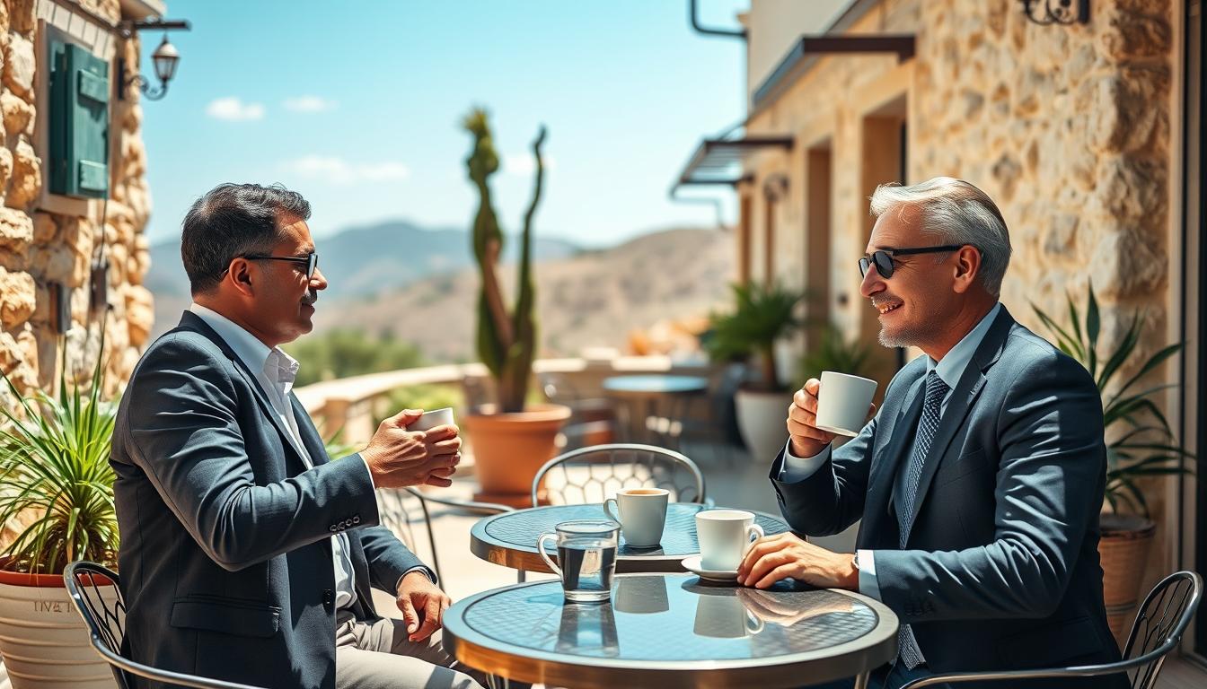 business partners in Cyprus