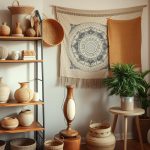 Artisanal home goods showing unique home décor