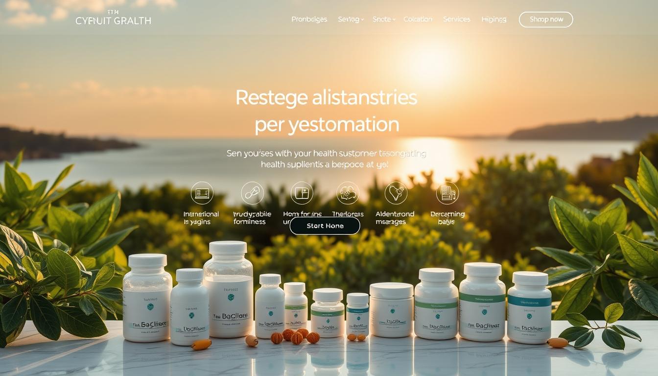 customised health supplements e-commerce Cyprus