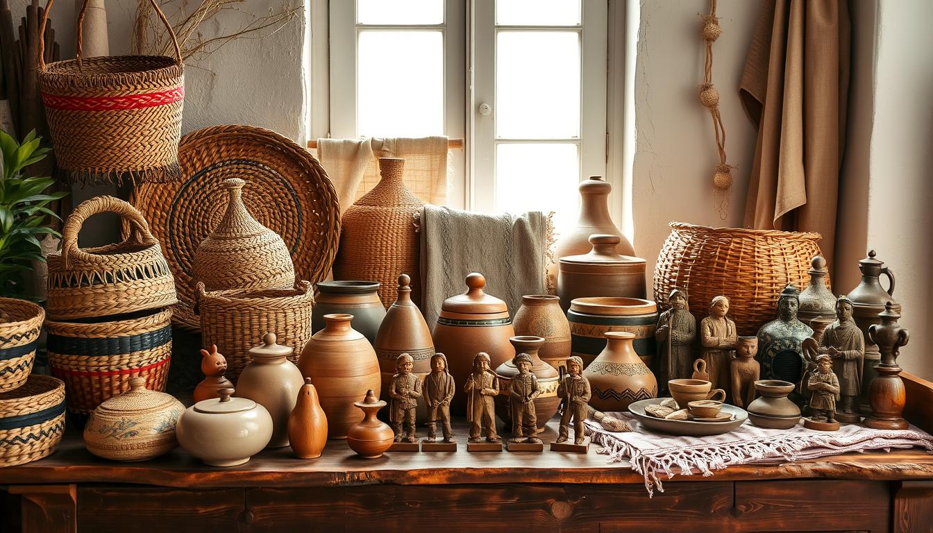 locally sourced handicrafts